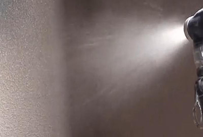  多功能?chē)娡繖C(jī)工地噴涂施工合集